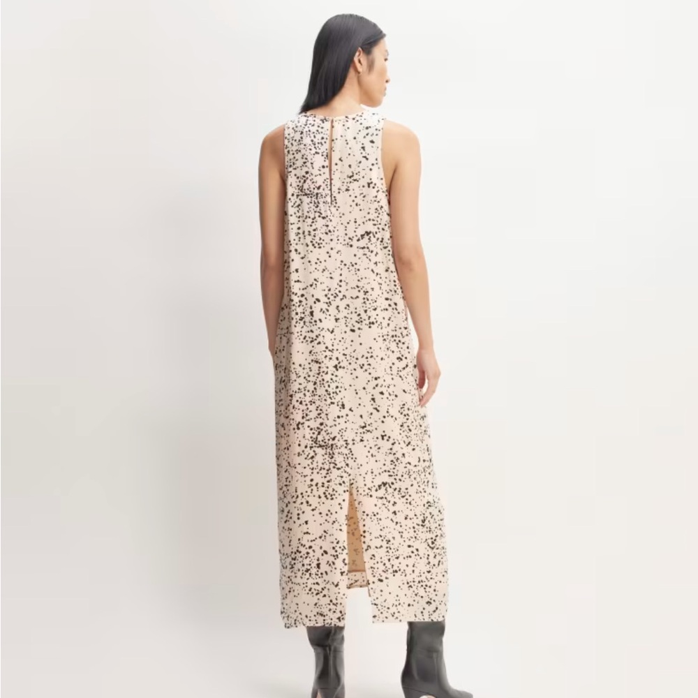 Everlane Cream Speckled Midi Dress - Picture 2 of 3